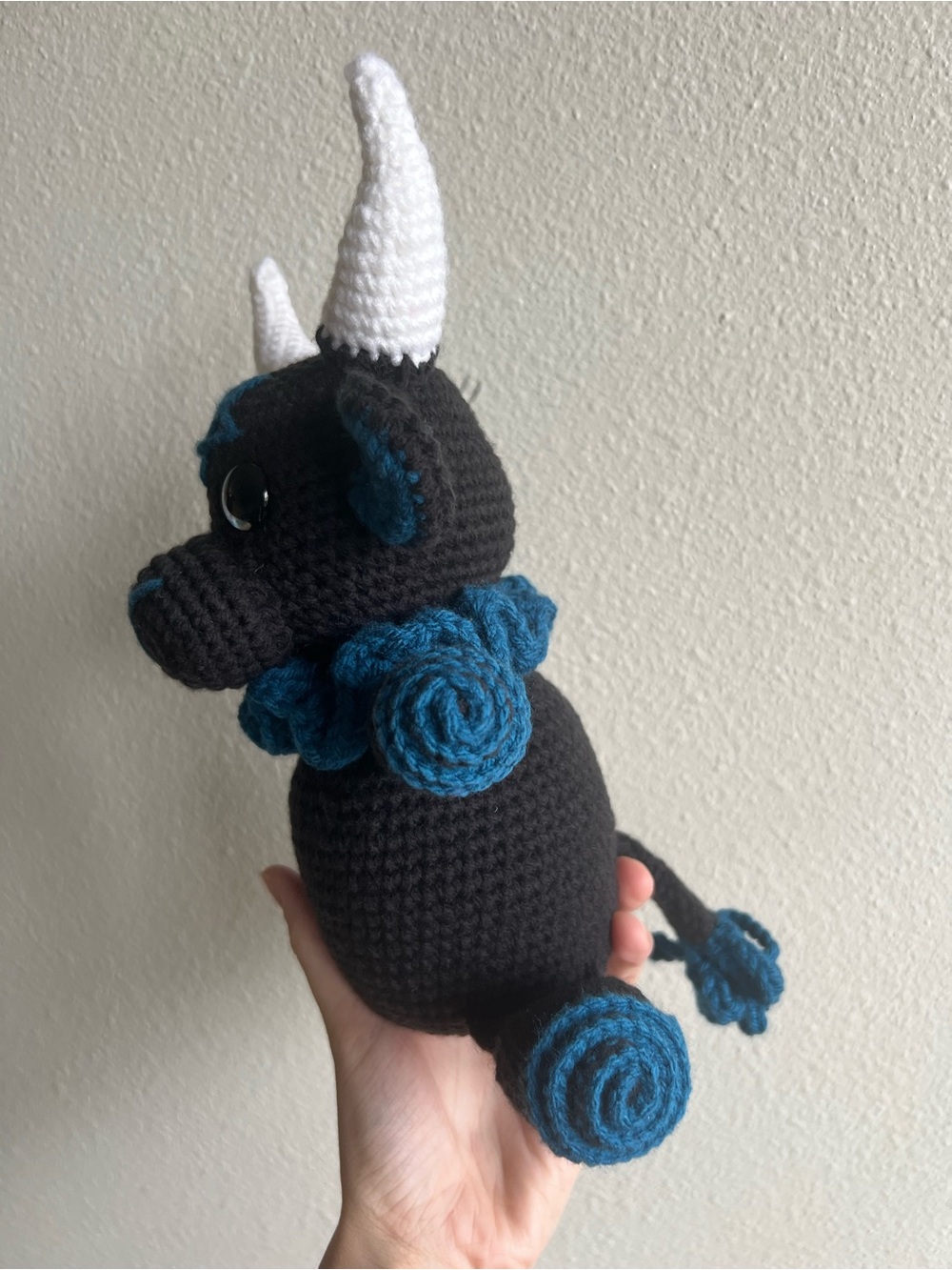 Crocheted Baphomet Goat ✨ - Picture 3 of 10